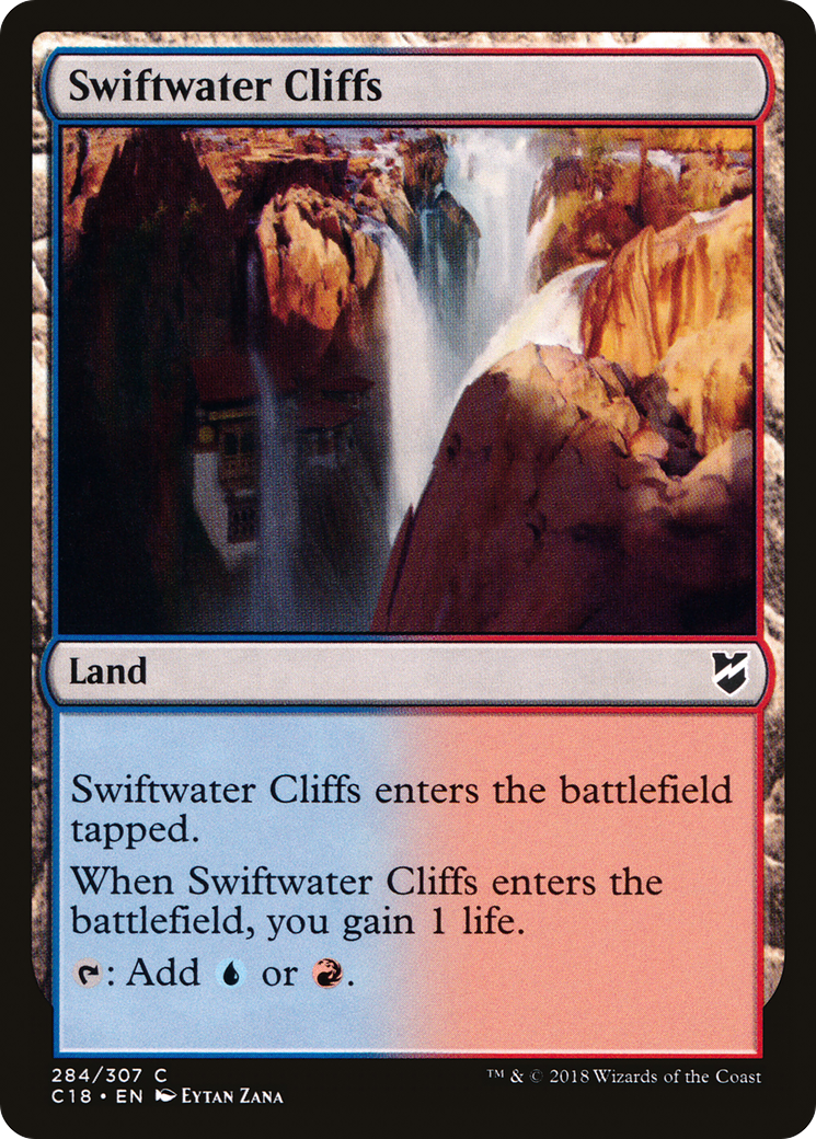 Swiftwater Cliffs (C18-284) [Commander 2018] MTG Single Wizards of the Coast