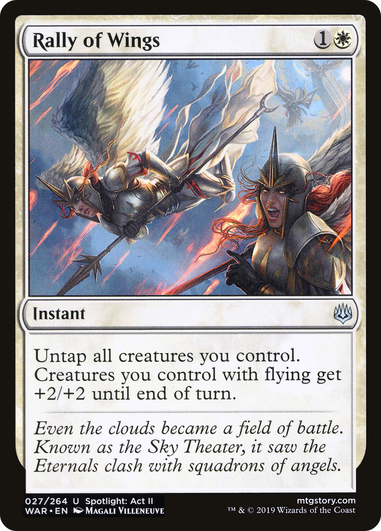 Rally of Wings (WAR-027) [War of the Spark] MTG Single Wizards of the Coast