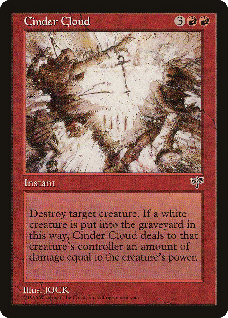 Cinder Cloud (MIR-165) [Mirage] MTG Single Wizards of the Coast