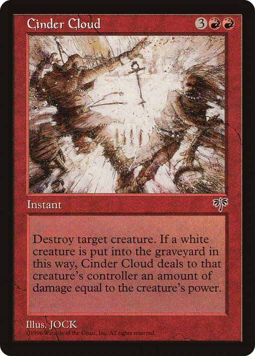 Cinder Cloud (MIR-165) [Mirage] MTG Single Wizards of the Coast
