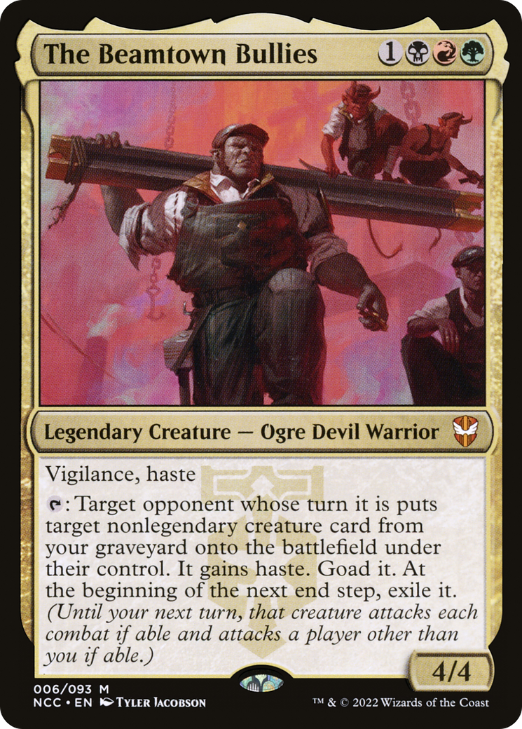 The Beamtown Bullies (NCC-006) [New Capenna Commander] Foil MTG Single Wizards of the Coast