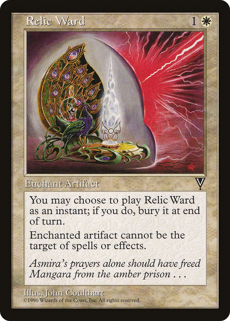 Relic Ward (VIS-016) [Visions] MTG Single Wizards of the Coast