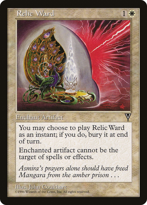 Relic Ward (VIS-016) [Visions] MTG Single Wizards of the Coast