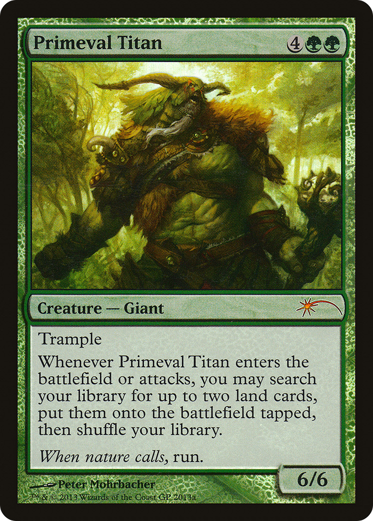 Primeval Titan (GPP-) [Misc] Grand Prix Promos Foil MTG Single Wizards of the Coast