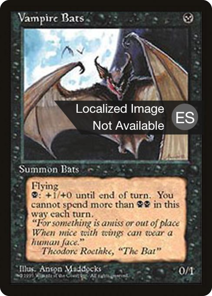 Vampire Bats (4BB-167) [Fourth Edition Foreign Black Border] MTG Single Wizards of the Coast