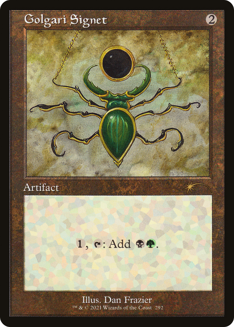 Golgari Signet (SLD-292) [Secret Lair] Drop MTG Single Wizards of the Coast