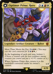 Optimus Prime, Hero (BOT-013) [Transformers] Foil MTG Single Wizards of the Coast
