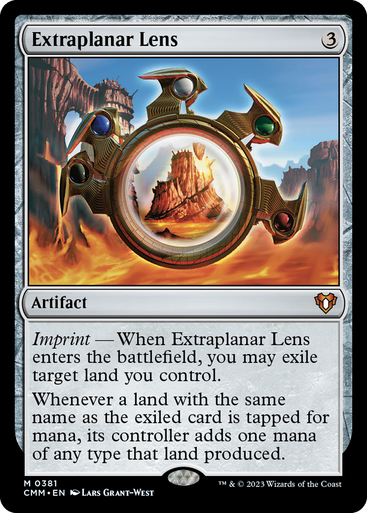 Extraplanar Lens (CMM-381) [Commander Masters] MTG Single Wizards of the Coast