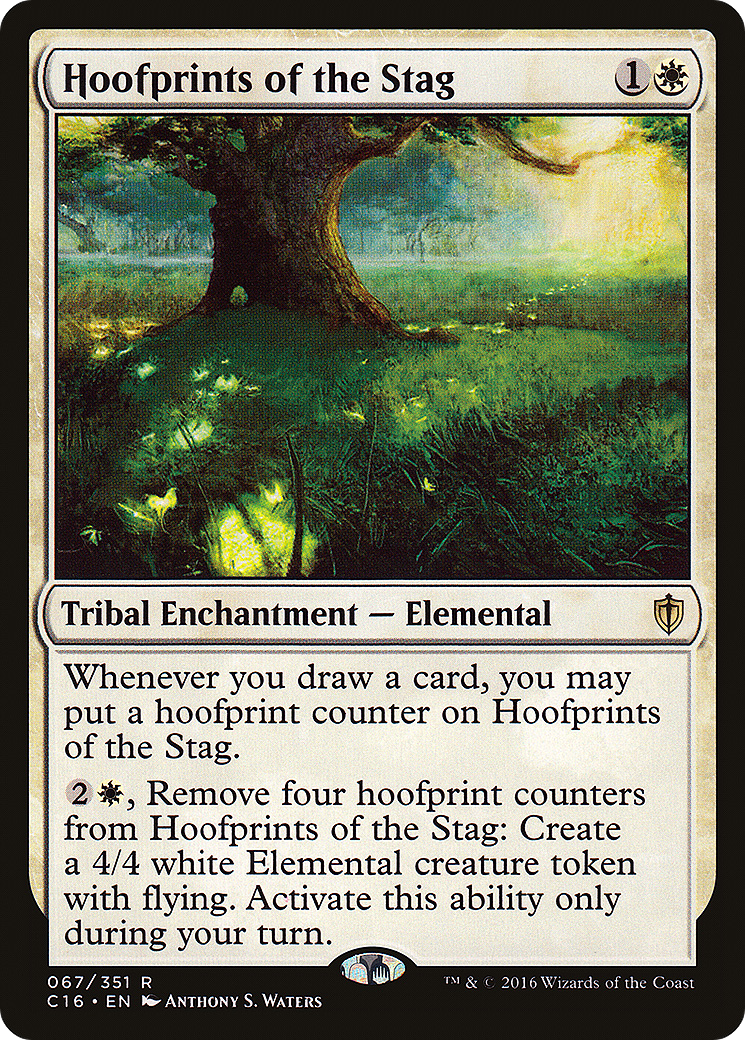 Hoofprints of the Stag (C16-067) [Commander 2016] MTG Single Wizards of the Coast