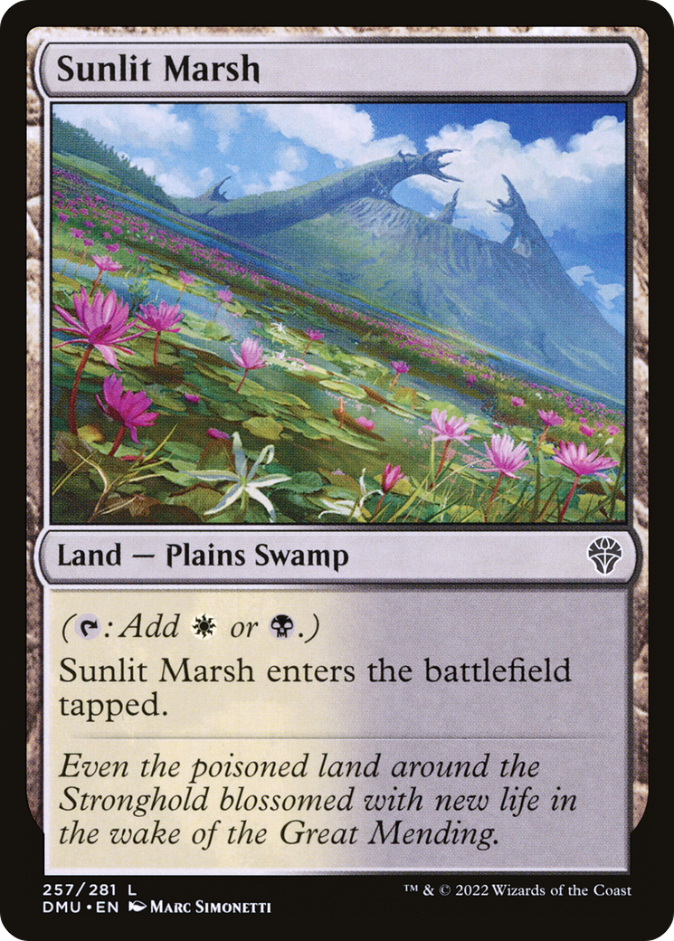 Sunlit Marsh (DMU-257) [Dominaria United] MTG Single Wizards of the Coast