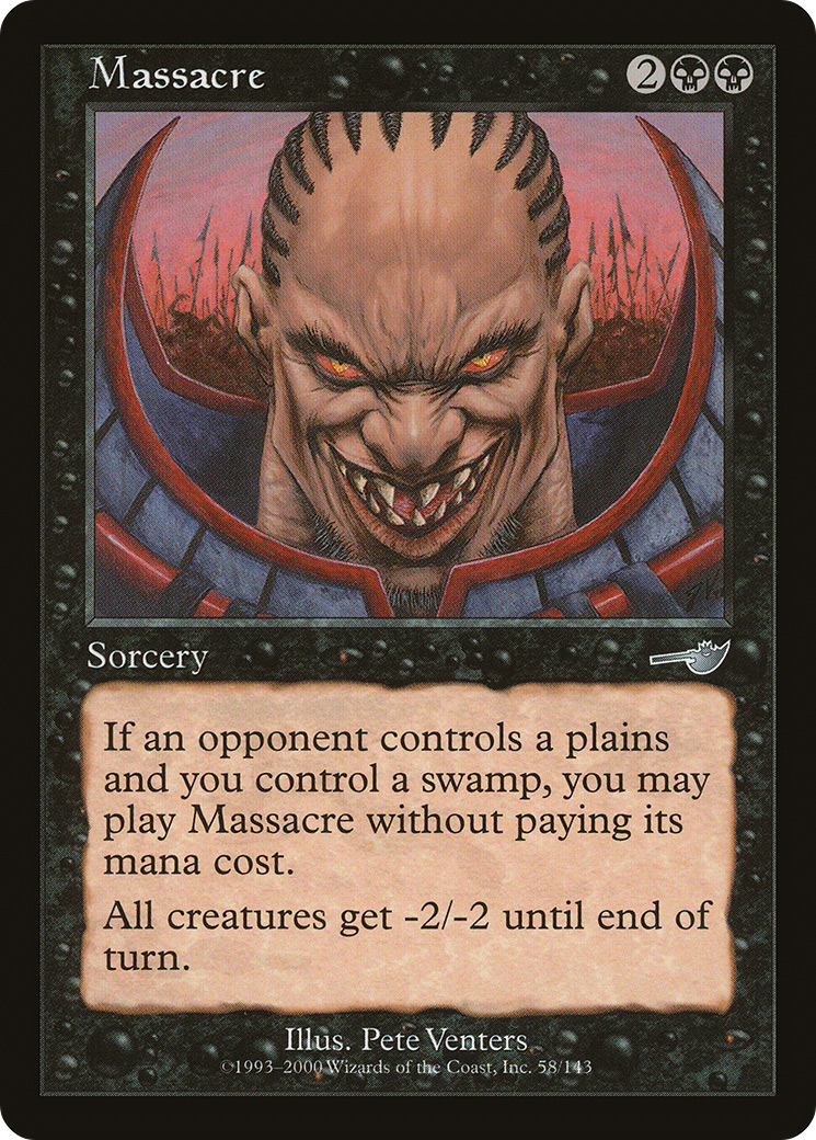 Massacre (NMS-058) [Nemesis] MTG Single Wizards of the Coast