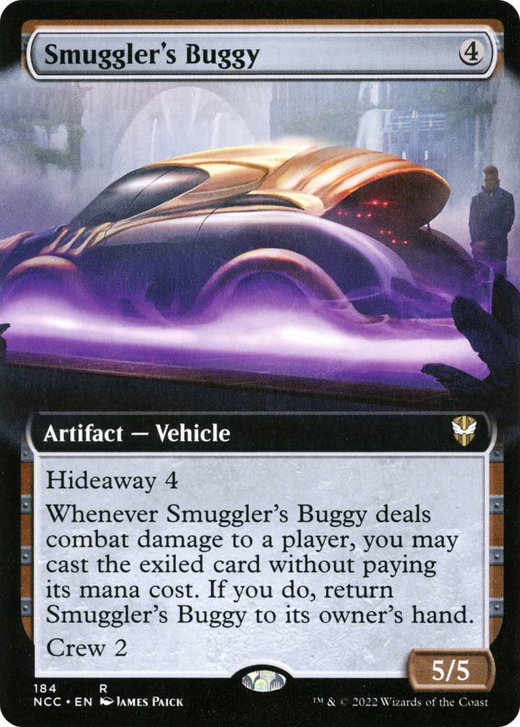 Smuggler's Buggy (NCC-184) [New Capenna Commander] (Extended Art) MTG Single Wizards of the Coast