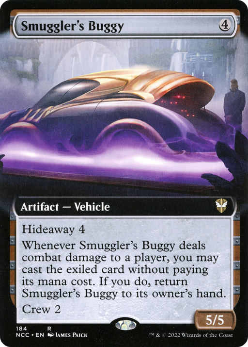 Smuggler's Buggy (NCC-184) [New Capenna Commander] (Extended Art) MTG Single Wizards of the Coast