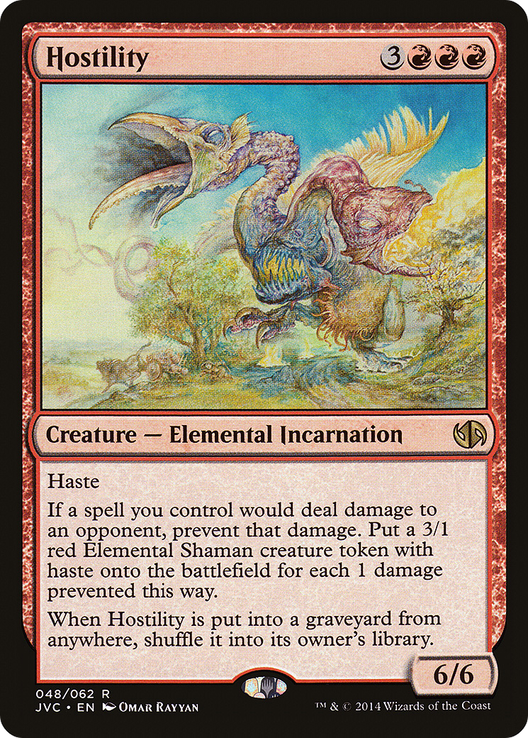 Hostility [Duel Decks Anthology] MTG Single Magic: The Gathering