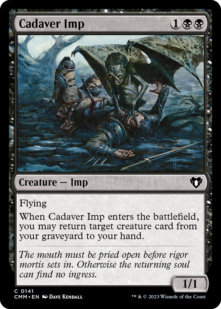 Cadaver Imp (CMM-141) [Commander Masters] MTG Single Wizards of the Coast