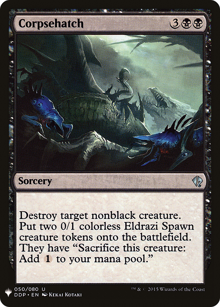 Corpsehatch (LIST-DDP-50) [Mystery Booster] The List MTG Single Wizards of the Coast