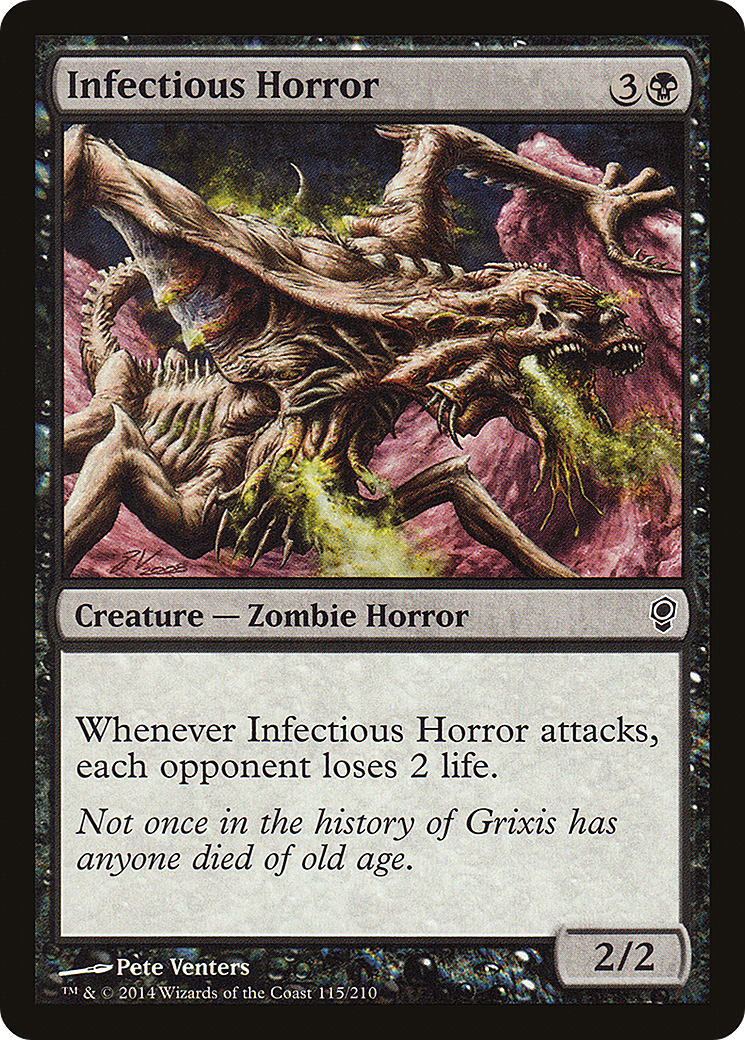 Infectious Horror (CNS-115) [Conspiracy] Foil MTG Single Wizards of the Coast