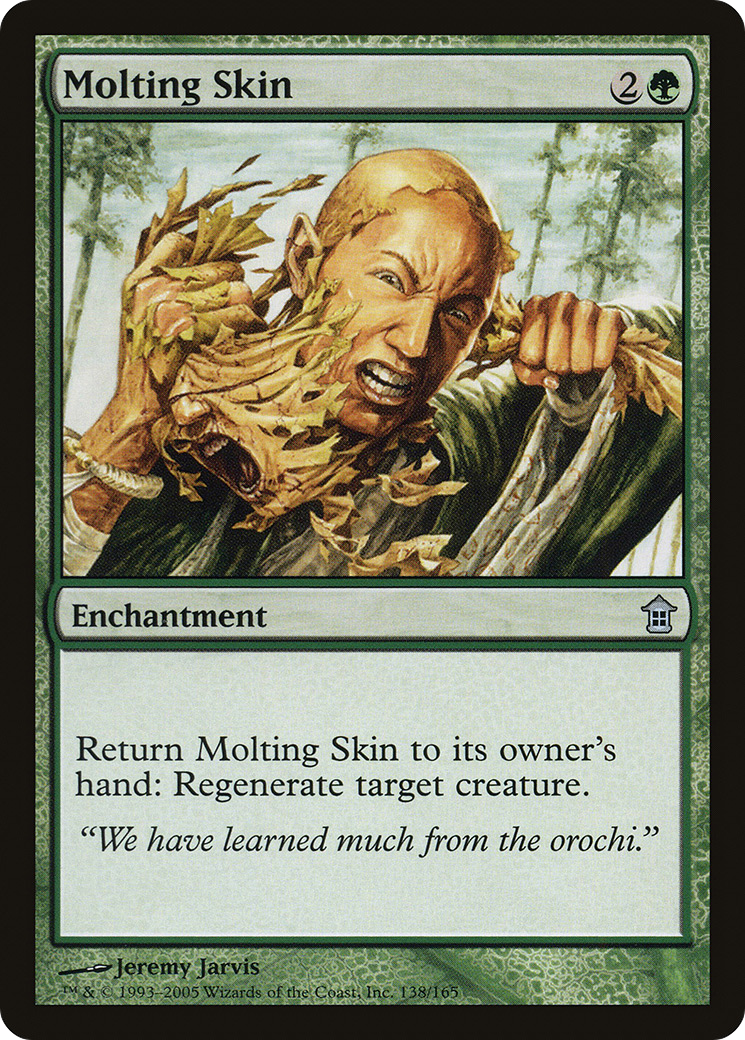 Molting Skin (SOK-138) [Saviors of Kamigawa] Foil MTG Single Wizards of the Coast