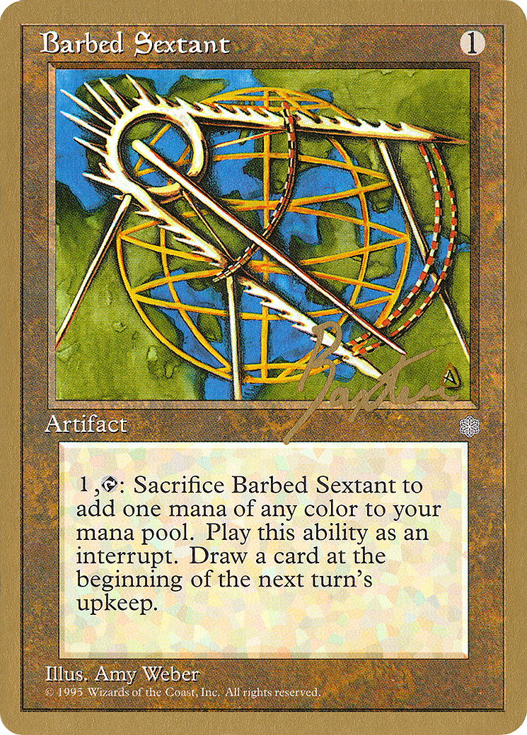 Barbed Sextant - 1996 George Baxter (ICE) (WCD-) [Misc] Pro Tour Collector Set MTG Single Wizards of the Coast