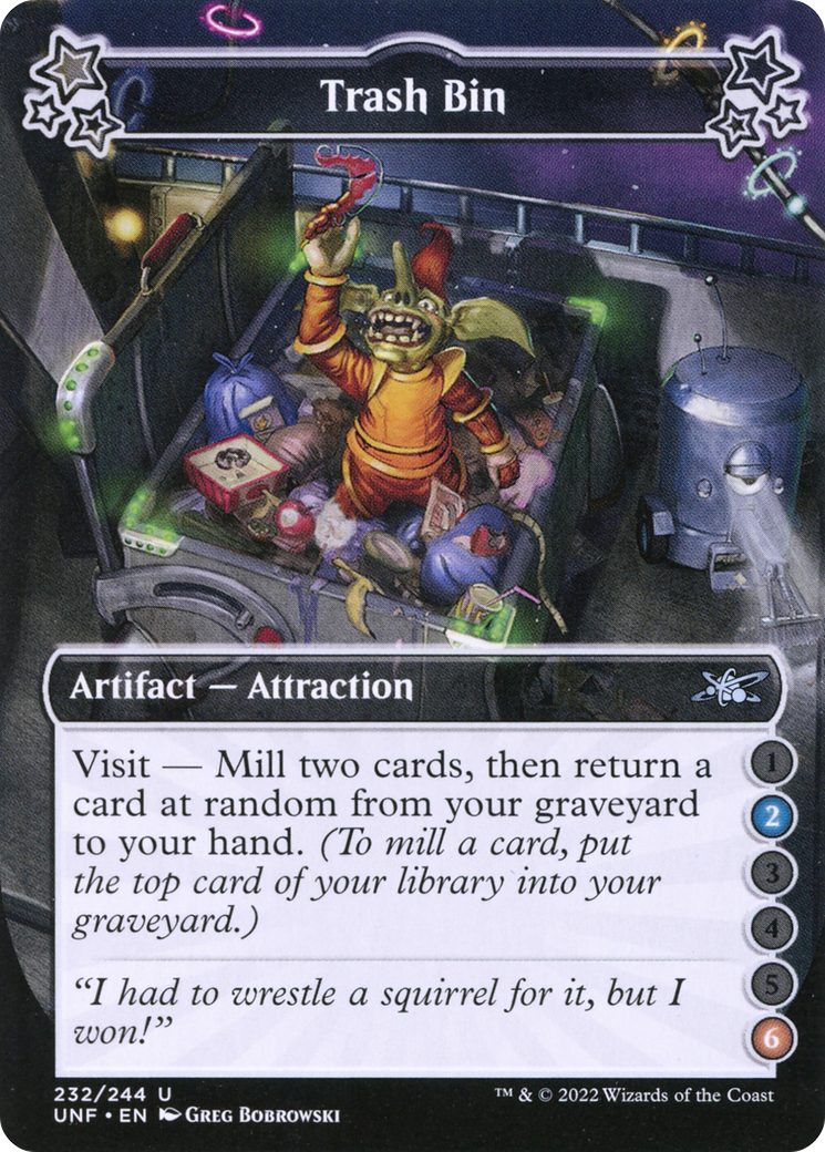 Trash Bin (UNF-232A) [Unfinity] Foil MTG Single Wizards of the Coast
