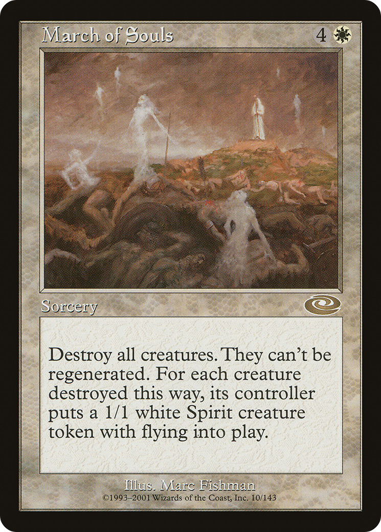 March of Souls (PLS-010) [Planeshift] MTG Single Wizards of the Coast