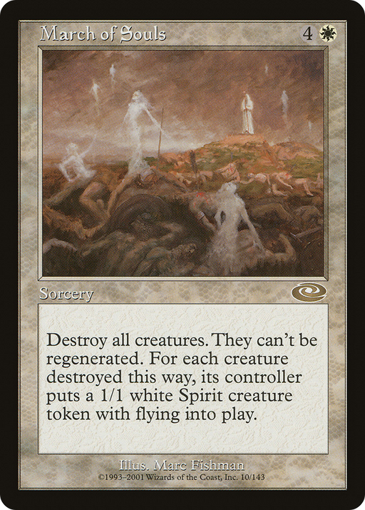 March of Souls (PLS-010) [Planeshift] MTG Single Wizards of the Coast