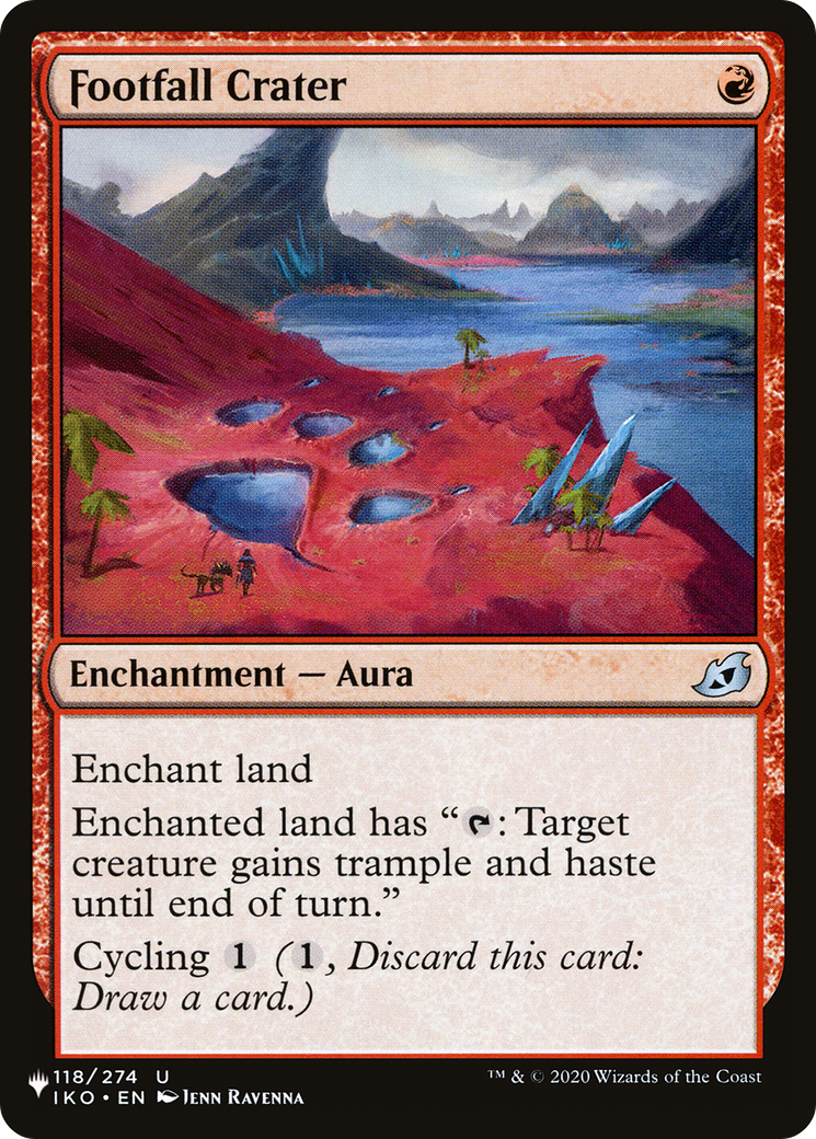 Footfall Crater (LIST-118) [Mystery Booster] The List MTG Single Wizards of the Coast