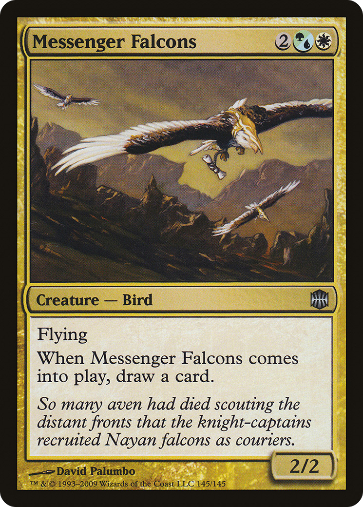 Messenger Falcons (ARB-145) [Alara Reborn] MTG Single Wizards of the Coast