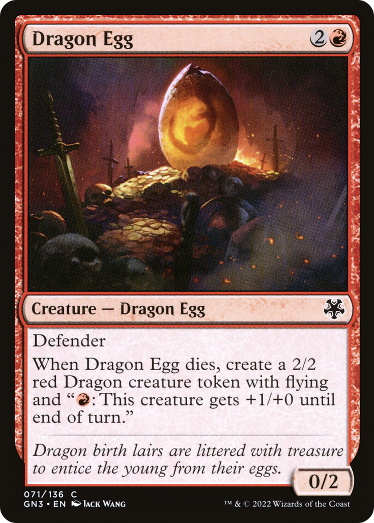 Dragon Egg (GN3-071) [Misc] Game Night: Free-for-All MTG Single Wizards of the Coast