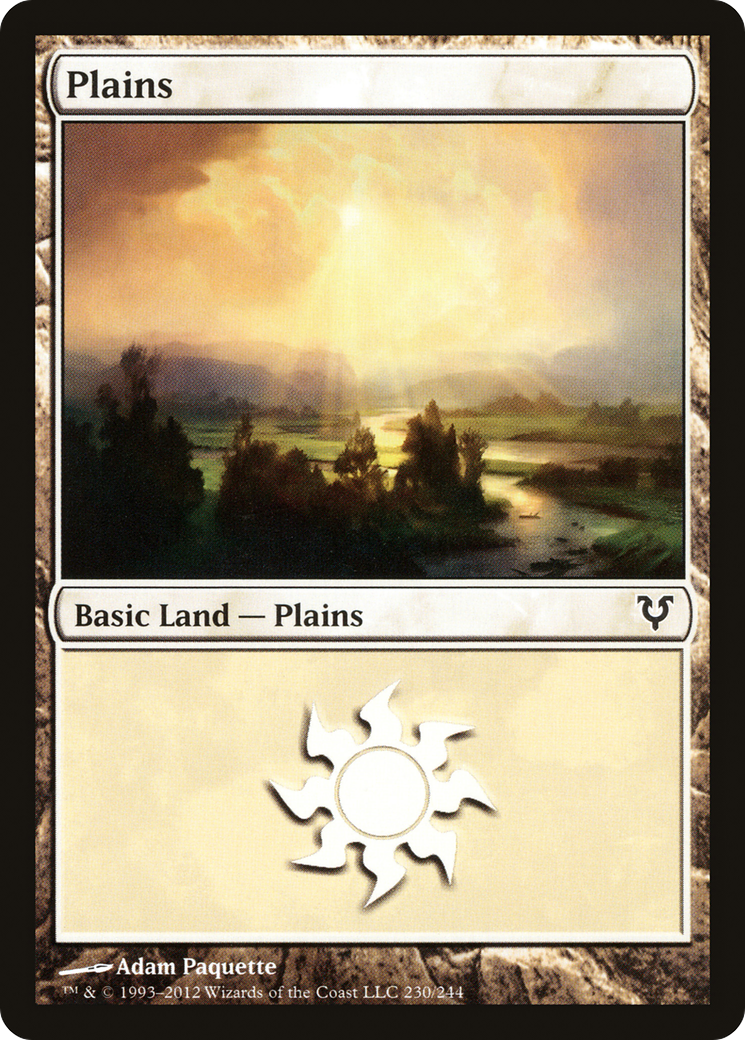 Plains (AVR-230) [Avacyn Restored] Foil MTG Single Wizards of the Coast