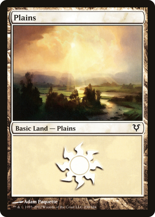 Plains (AVR-230) [Avacyn Restored] MTG Single Wizards of the Coast