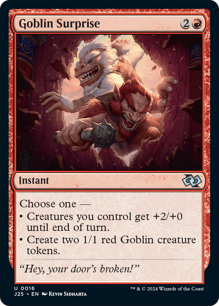 Goblin Surprise (J25-016) [Foundations Jumpstart] MTG Single Wizards of the Coast