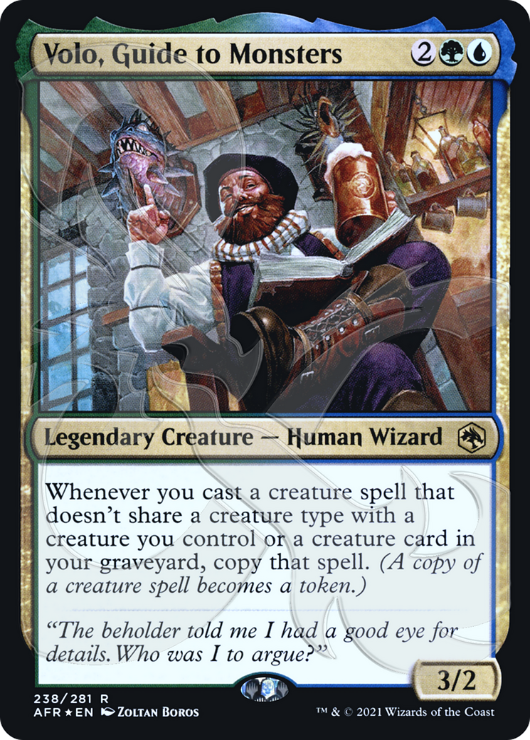 Volo, Guide to Monsters (AFR&-238) [Adventures in the Forgotten Realms Promos] Foil MTG Single Wizards of the Coast