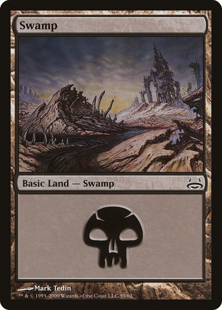 Swamp (59) (DDC-059) [Misc] Duel Decks: Divine vs. Demonic MTG Single Wizards of the Coast