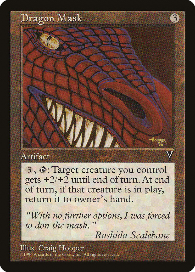 Dragon Mask (VIS-144) [Visions] MTG Single Wizards of the Coast
