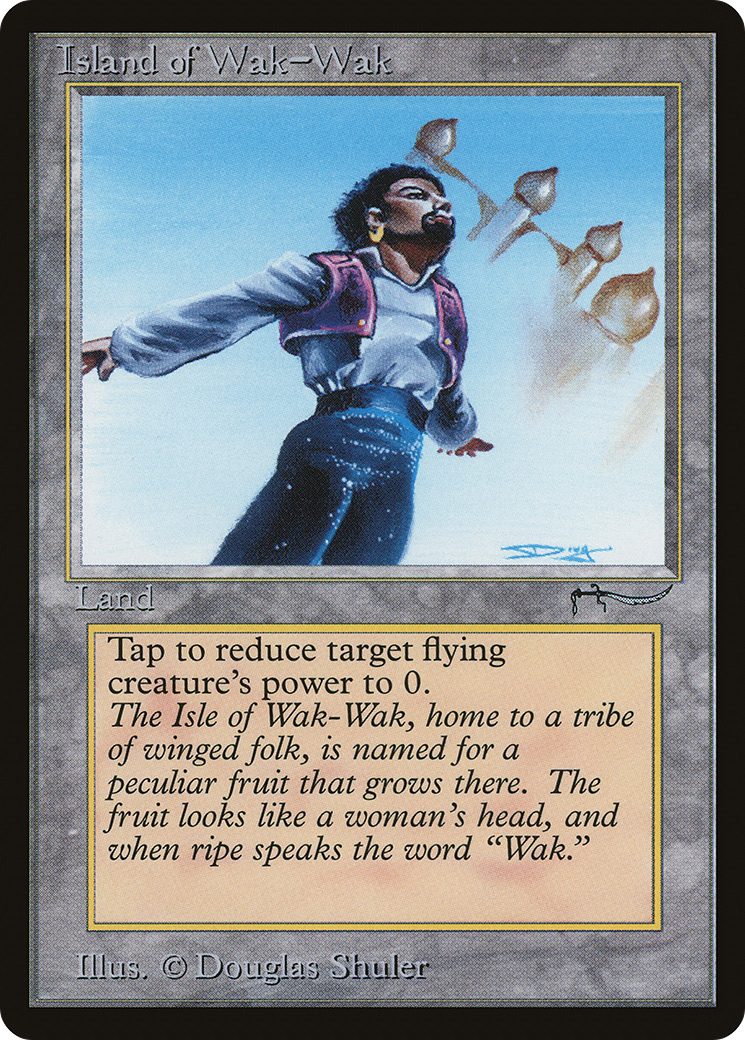 Island of Wak-Wak (ARN-075) [Oldschool] Arabian Nights MTG Single Wizards of the Coast
