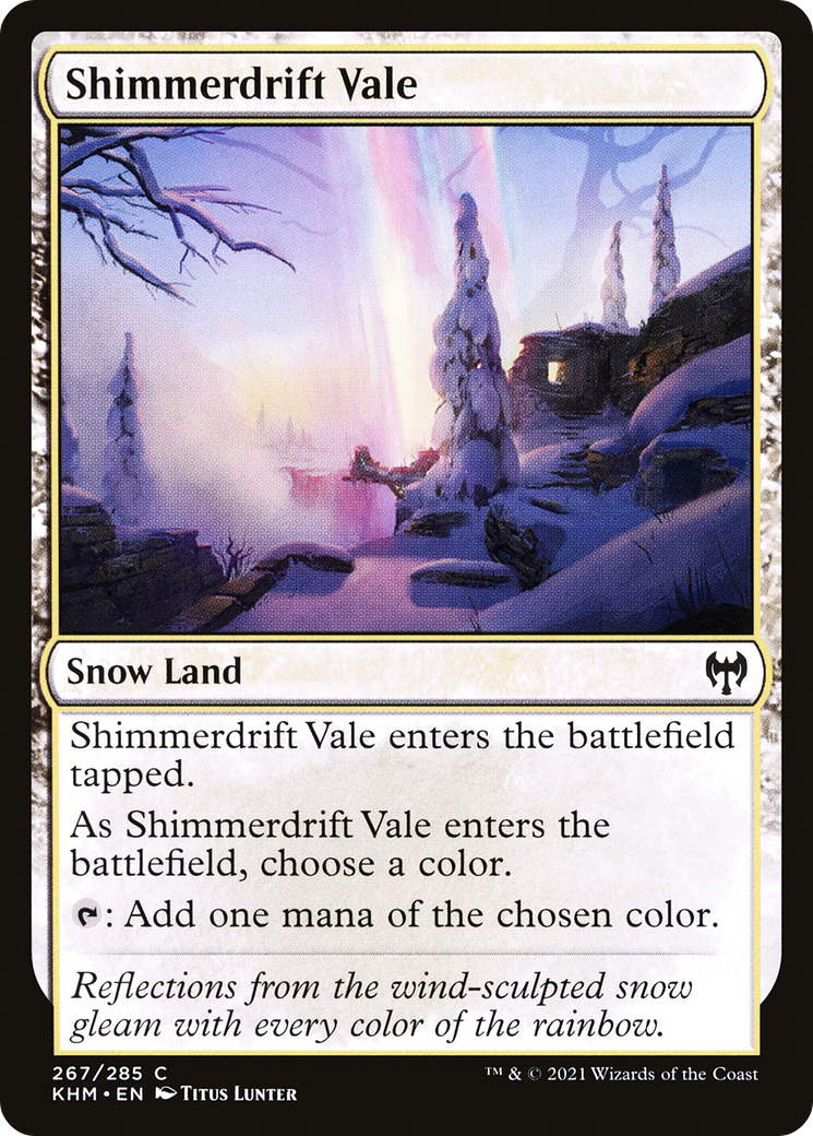 Shimmerdrift Vale (KHM-267) [Kaldheim] Foil MTG Single Wizards of the Coast