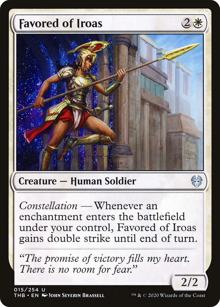 Favored of Iroas (THB-015) [Theros Beyond Death] Foil MTG Single Wizards of the Coast