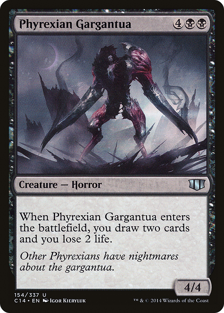 Phyrexian Gargantua (C14-154) [Commander 2014] MTG Single Wizards of the Coast