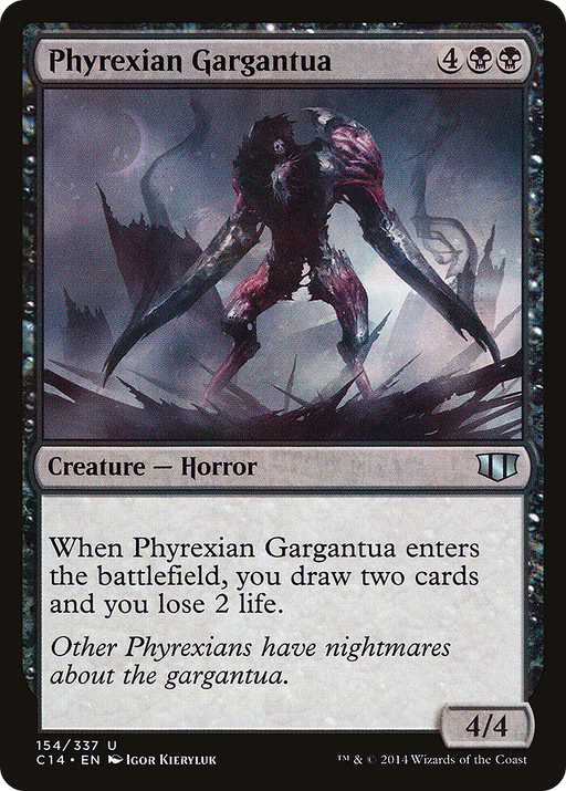 Phyrexian Gargantua (C14-154) [Commander 2014] MTG Single Wizards of the Coast