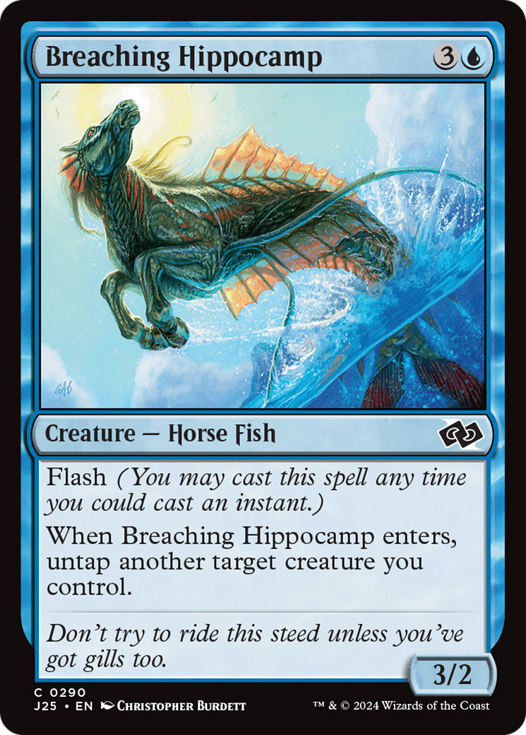 Breaching Hippocamp (J25-290) [Foundations Jumpstart] MTG Single Wizards of the Coast