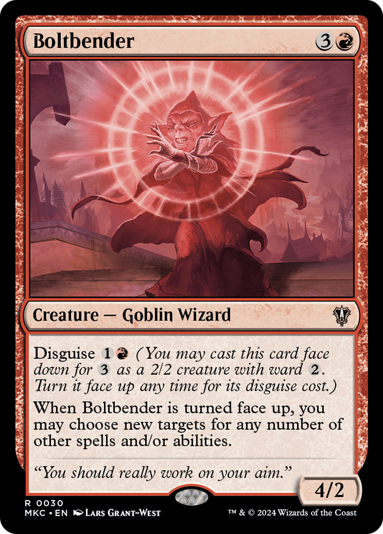 Boltbender (MKC-030) [Murders at Karlov Manor Commander] MTG Single Wizards of the Coast
