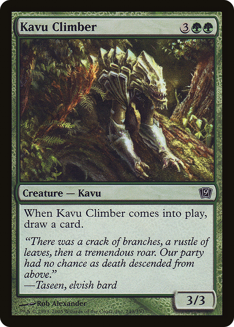 Kavu Climber (9ED-249) [9th Edition] Foil MTG Single Wizards of the Coast