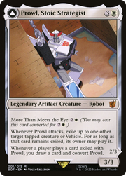Prowl, Stoic Strategist (BOT-001) [Transformers] Foil MTG Single Wizards of the Coast
