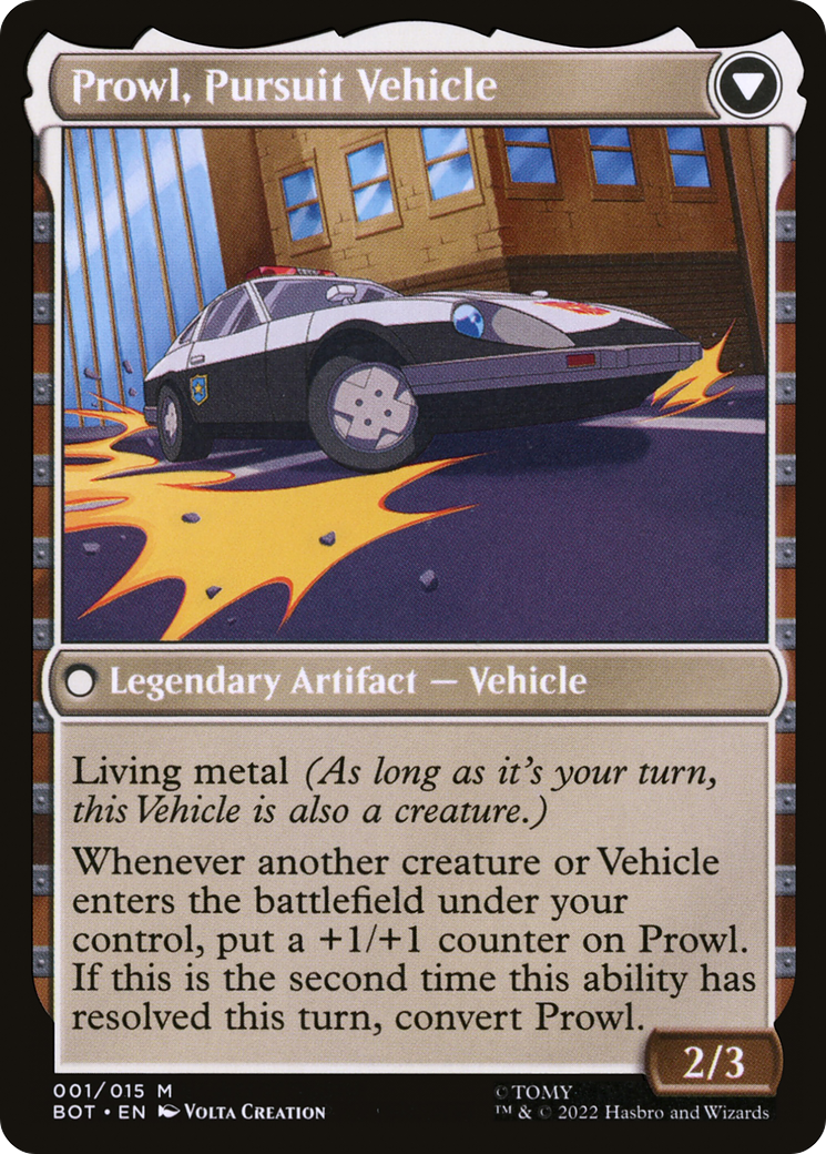 Prowl, Stoic Strategist (BOT-001) [Transformers] Foil MTG Single Wizards of the Coast