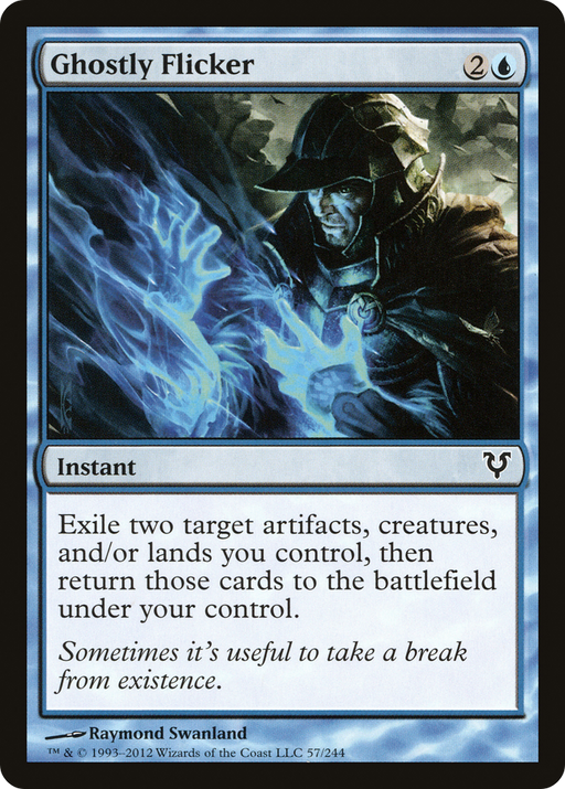 Ghostly Flicker (AVR-057) [Avacyn Restored] MTG Single Wizards of the Coast
