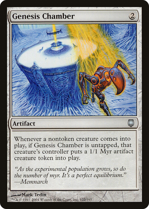 Genesis Chamber (DST-122) [Darksteel] MTG Single Wizards of the Coast