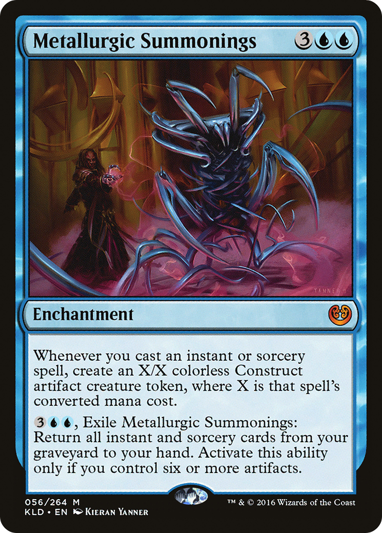 Metallurgic Summonings (KLD-056) [Kaladesh] Foil MTG Single Wizards of the Coast