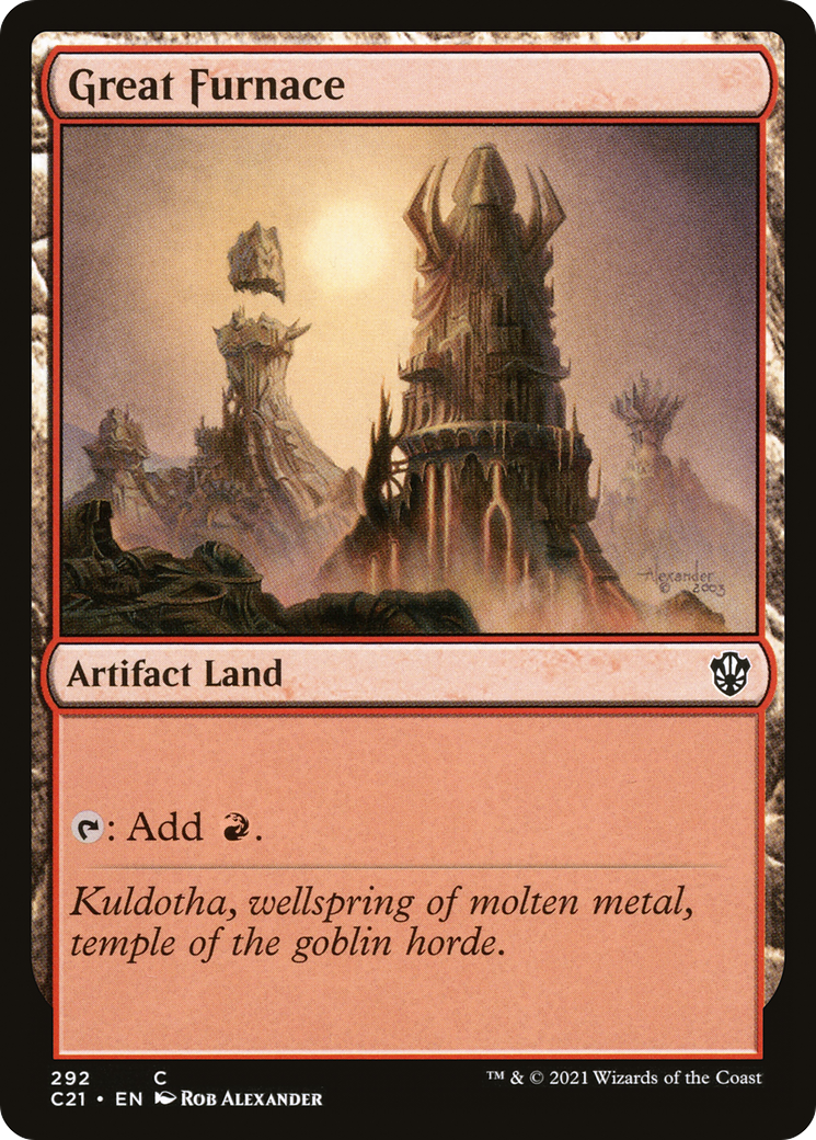 Great Furnace (C21-292) [Commander 2021] MTG Single Wizards of the Coast
