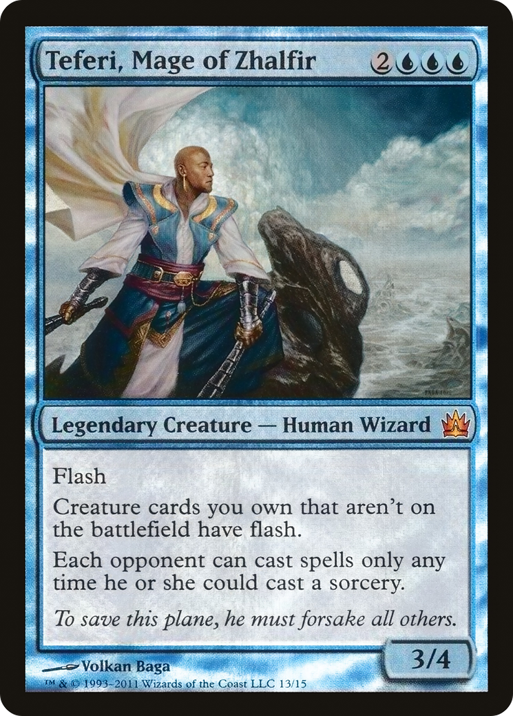 Teferi, Mage of Zhalfir (V11-) [Misc] From the Vault: Legends Foil MTG Single Wizards of the Coast